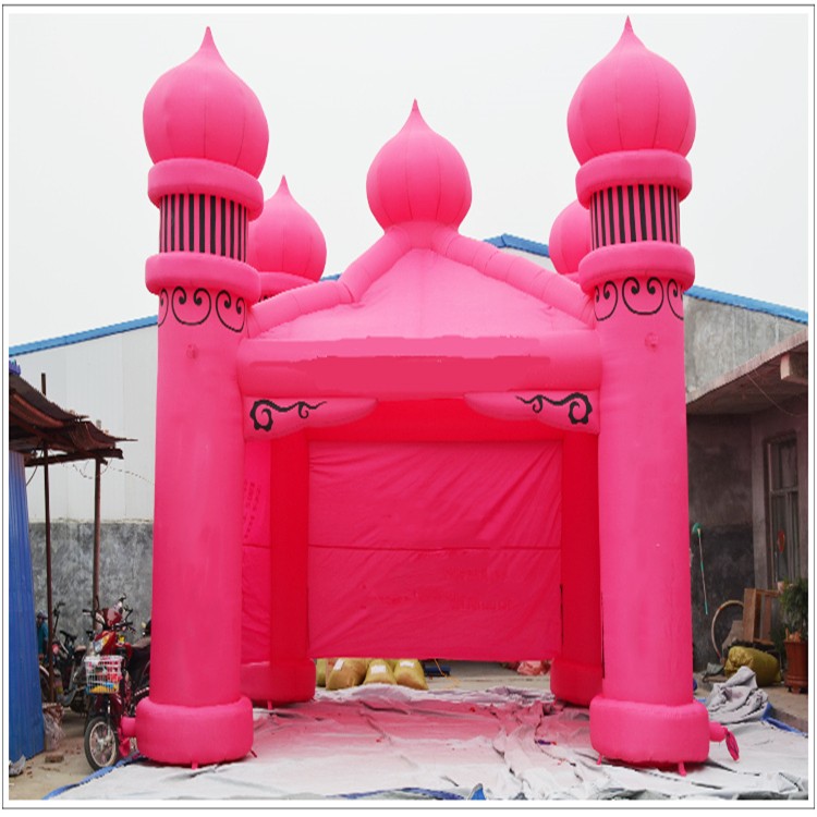 连城粉色帐篷